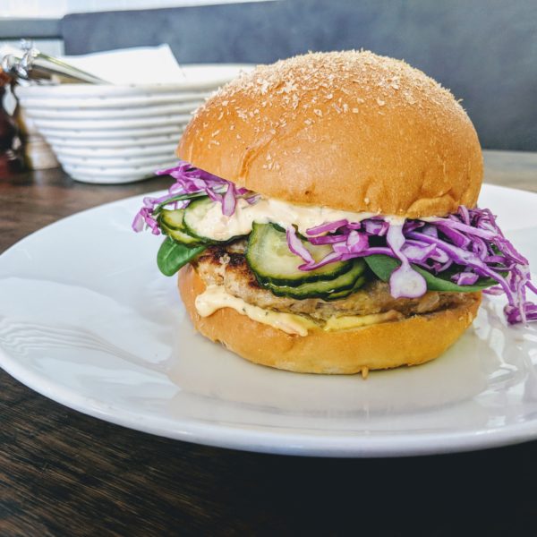 Post image for Brasserie Bread, Café at the Bakery – Danish Style Pork Burger on Wholemeal Bun